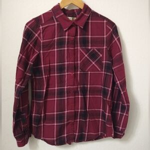 Junior's Plaid Button Down Shirt